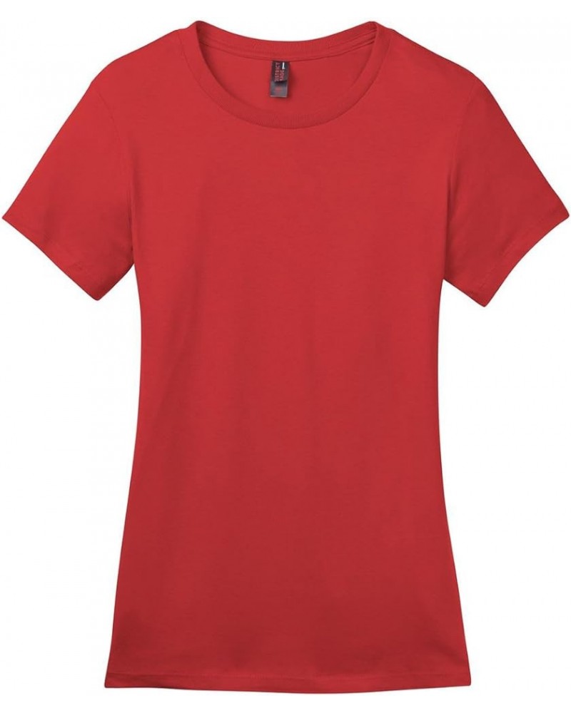 Ladies Perfect Weight Crew Tee Classic Red $8.50 T-Shirts