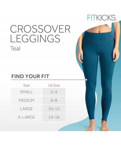 CROSSOVERS Active Lifestyle Leggings Teal $20.99 Activewear