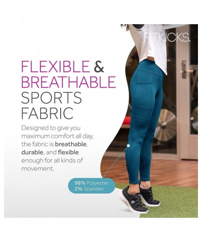 CROSSOVERS Active Lifestyle Leggings Teal $20.99 Activewear