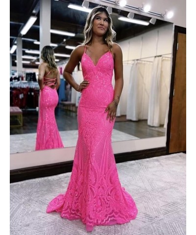 Women's Sparkly Sequin Prom Dresses Long Tulle Lace Applique Formal Evening Party Gown Yellow $33.79 Dresses