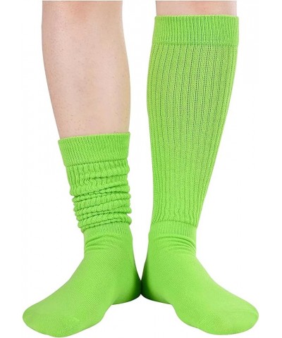 Women's Slouch Socks 4-5 Pairs, Slouchy Scrunch Tube High Socks, Long White Black Socks Assorted 6 $14.29 Activewear