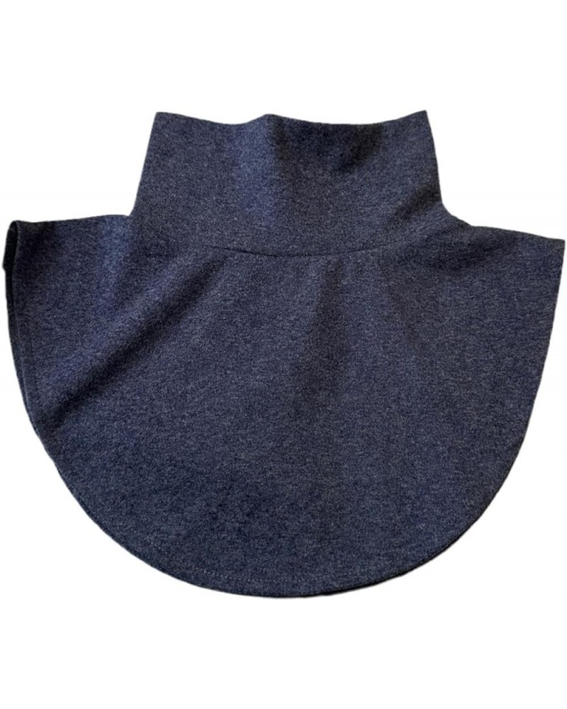 Detachable Cotton Half Top Collar Neck Dickey False Fake Turtleneck Neck Warmer Grey L $3.80 Blouses