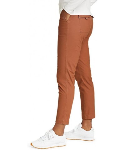 Women's Adventurer Stretch Ripstop Ankle Pants Petite Cocoa $30.10 Pants