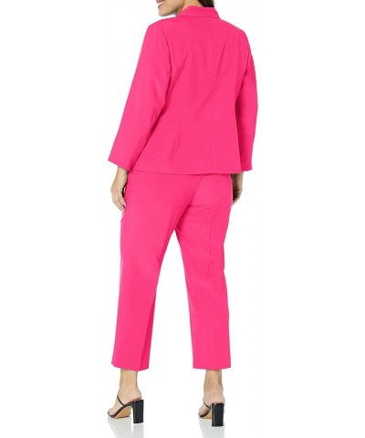 Women's Plus Size 1 Button Jacket & Slim Pant Lipstick $39.28 Suits