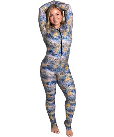 Women's Rashguard - UPF 50+ Sun Protection, Quick-Drying Nylon Blend Tropical Reef Squid $64.35 Swimsuits