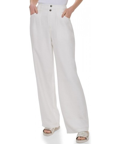 Crinkle Dressing Trousers White $35.09 Pants