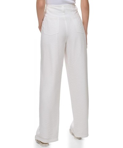 Crinkle Dressing Trousers White $35.09 Pants