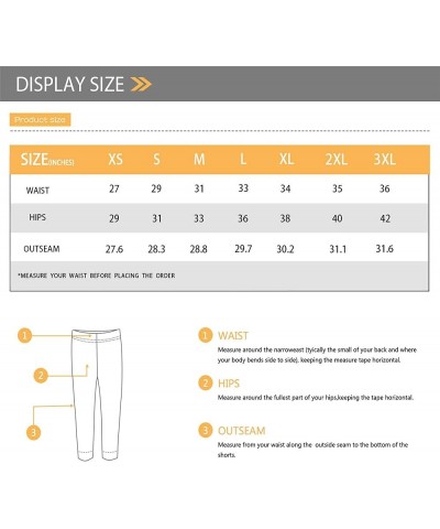 Women Yoga Leggings Capri Pants High Waist Tummy Control Stretch Trousers for Workout Sports Customized $10.50 Leggings