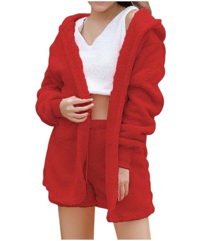 Women Long Sleeve Matching Pajamas Sets Matching Pajamas Nightgowns Sets for Women Matching Pajamas Sets V-788 Red $9.87 Slee...