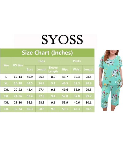 Women's Plus Size 2 Piece Pajama Sets Loungewear Sleepwear Ladies Pjs Sets L-5XL with Pockets Rose Red Tie-dye $17.00 Lingerie