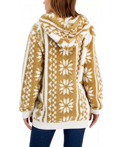 Women's Flyaway Shrpa W/Hood Soft Ivory/Light Fawn $18.22 Jackets