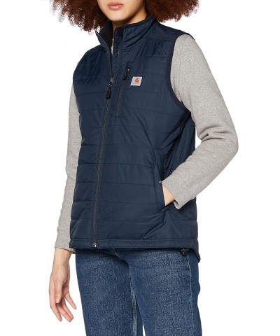 Women's Rain Defender Relaxed Fit Lightweight Insulated Vest Navy $41.80 Uniforms