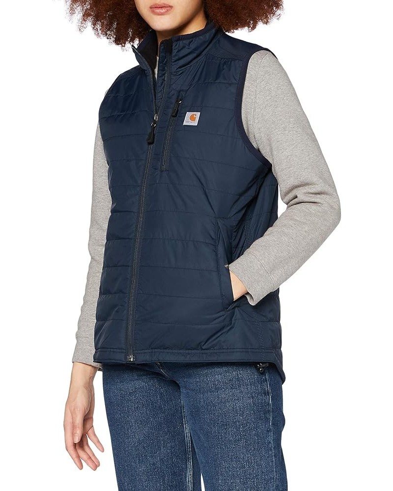 Women's Rain Defender Relaxed Fit Lightweight Insulated Vest Navy $41.80 Uniforms