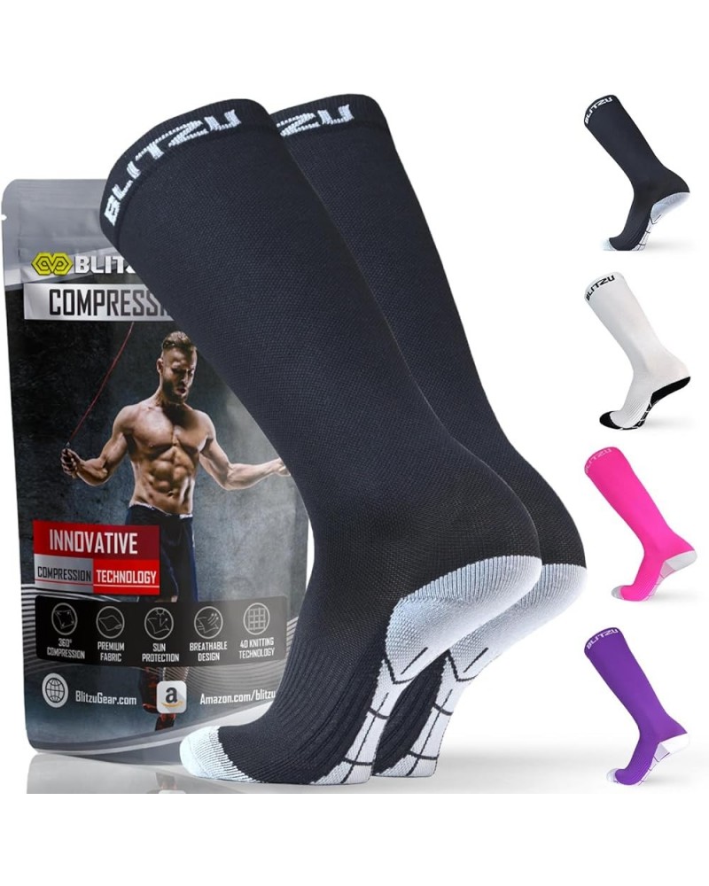 Compression Socks For Women & Men Support Socks For Circulation, Compression Stockings For Women. Black $10.88 Activewear