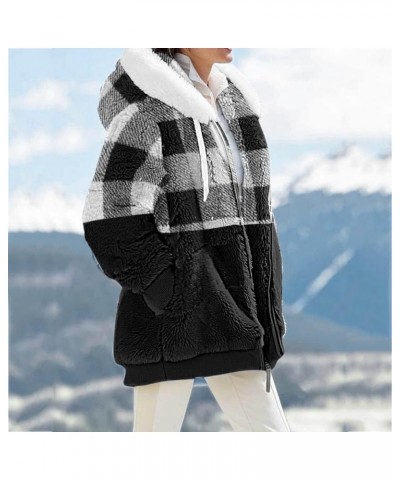 Winter Coats For Women 2023 Trendy Plus Size Fleece Sherpa Long Sleeve Jackets Casual Warm Outerwear Clothes 7-black $15.66 J...