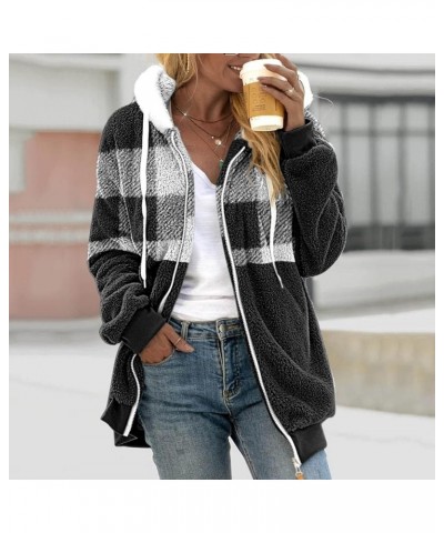 Winter Coats For Women 2023 Trendy Plus Size Fleece Sherpa Long Sleeve Jackets Casual Warm Outerwear Clothes 7-black $15.66 J...