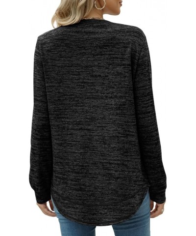 Sweatshirts for Women Crewneck Long Sleeve Shirts Tunic Tops for Leggings 4-black $15.30 Hoodies & Sweatshirts