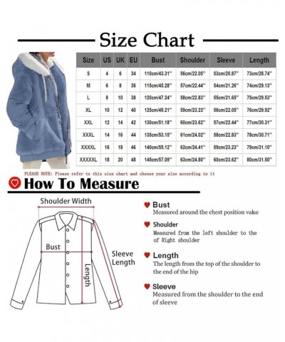 Women's Casual Fashion Loose Solid Color Hat Plus Fleece Collar Pocket Jacket 6-white $11.34 Jackets