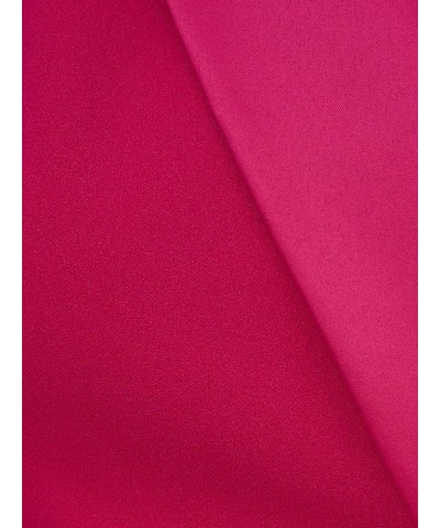 Women's Crepe Tuxedo Sheath Dress Rich Magenta $83.52 Dresses