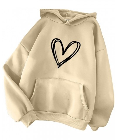 Womens Zip Up Hoodies,Teen Girl Heart Shape Sweater Long Sleeve Hoodies Valentine's Day Drawstring Pullover Tops Heart hoodie...