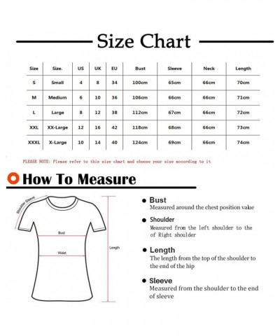 Womens Relaxed Fit T Shirts Long Short 3/4 Sleeve Crew V Neck Festival Vacation Tops Tee for Women Fall Summer 2024 Christmas...