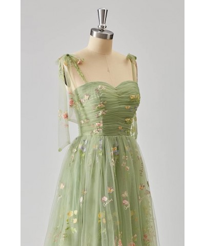 Short Flower Embroidery Tulle Homecoming Dresses for Teens Ruched Sweetheart Cocktail Party Gowns Short-light Green $26.95 Dr...