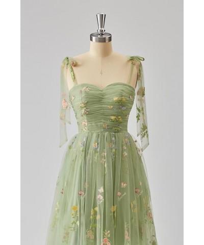 Short Flower Embroidery Tulle Homecoming Dresses for Teens Ruched Sweetheart Cocktail Party Gowns Short-light Green $26.95 Dr...