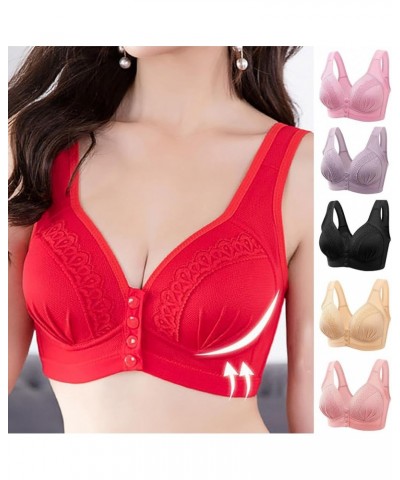 Bras for Women - Womens Bras,Everyday Bra Full Coverage Plus Size Bra Comfort Soft Bras Compression Bra Wirefree Bras B02 Bla...