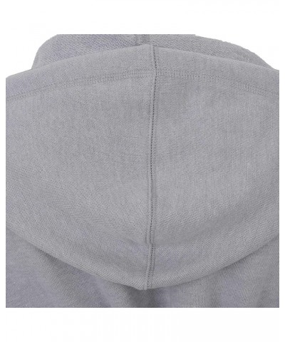 DELIGHT Women's French Terry Regular Fit Zip up Hoodie Grey $14.22 Hoodies & Sweatshirts