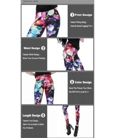 Women's High Waisted Yoga Pants Athletic Sports Running Leggings Full Length Tummy Control Printable Pineapple $16.51 Activewear