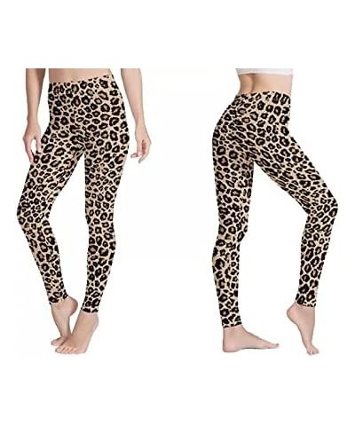 Women's High Waisted Yoga Pants Athletic Sports Running Leggings Full Length Tummy Control Printable Pineapple $16.51 Activewear