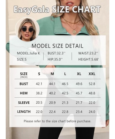 Womens Zip up Hoodie Long Sleeve Casual Sweatshirts Fall Tops for Women 2023 Trendy B Grey Half Zip $11.50 Hoodies & Sweatshirts