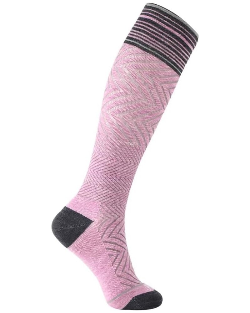 JAVIE 76% Merino Wool Graduated Compression Socks for Women & Men (15-20mmHg) Large Pink $13.51 Activewear