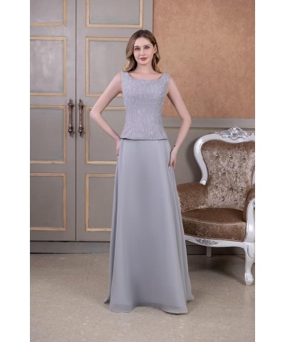 2 Piece Mother of The Bride Dresses Plus Size with Jacket Scoop Mother of The Groom Formal Dresses with Long Sleeves Plum $37...