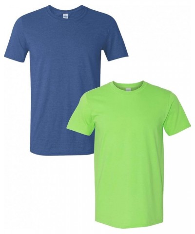 Adult Ultra Cotton T-Shirt with Pocket, Style G2300, 2-Pack Hthroyal-lime $12.96 T-Shirts