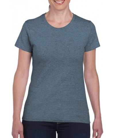 Heavy Cotton 5.3 oz. Missy Fit T-Shirt (G500L) Heather Navy $6.96 Tops