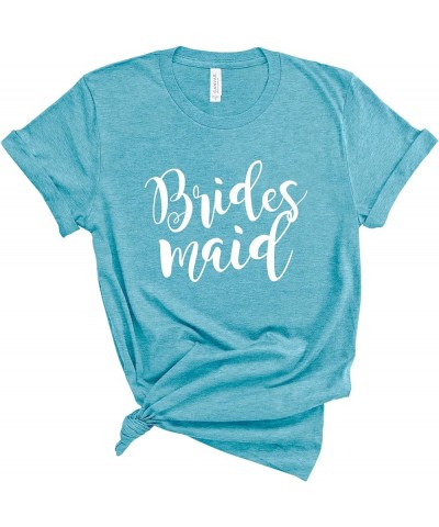 Bridesmaid Shirt. Shirt for Wedding Party. Unisex T-Shirts for Bridesmaids. Bachelorette Party Shirts. Heather Aqua $11.34 T-...