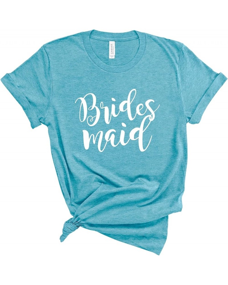 Bridesmaid Shirt. Shirt for Wedding Party. Unisex T-Shirts for Bridesmaids. Bachelorette Party Shirts. Heather Aqua $11.34 T-...