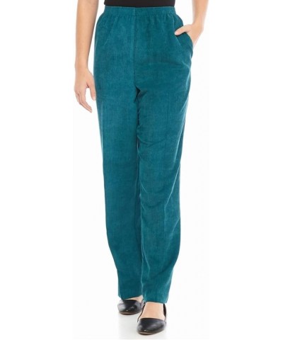 Women's Classic Corduroy Pull-on Short Length Pant Mallard $24.27 Pants