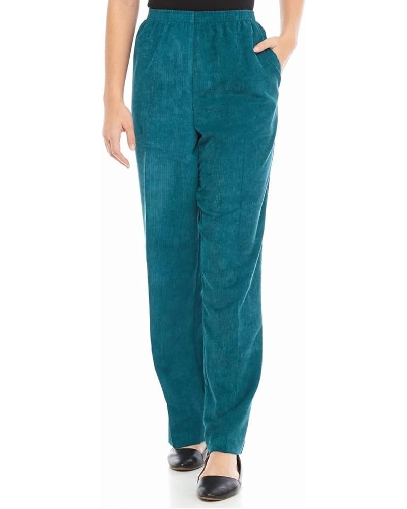 Women's Classic Corduroy Pull-on Short Length Pant Mallard $24.27 Pants