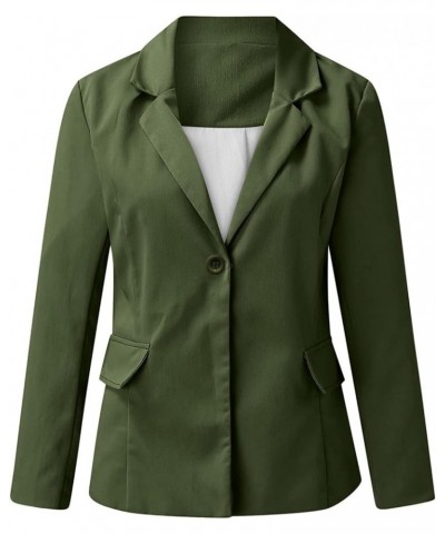 Womens Fashion 2024 Winter Ladies Ombre Blazer Women Y2K Oversized Blazer Cardigan A-army Green $5.85 Sweaters