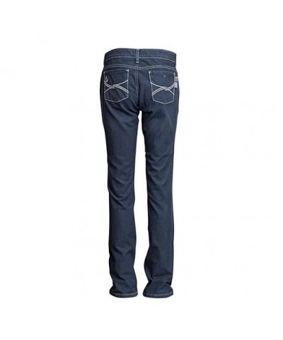 FR L-PFRD10M 26TL Ladies FR Modern Fit Jeans, 100% Cotton, 26TL, Washed Denim 24 Tall $36.59 Jeans