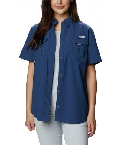 Women's Bahama Short Sleeve Shirt Carbon $27.94 Blouses