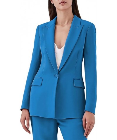 Pants Suits for Women Business Blazer Pant Suit Set for Work Business Suit for Women 2 Piece Sets Orange $30.38 Suits