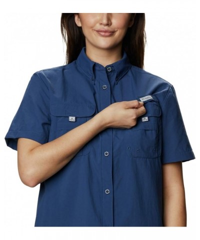 Women's Bahama Short Sleeve Shirt Carbon $27.94 Blouses