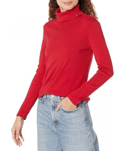 Women's Long Sleeve Turtleneck Sweater Chili Pepper $35.88 Sweaters