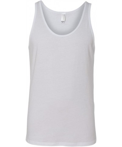 Men's Blend Comfort Jersey Tank Top White $7.14 Shirts