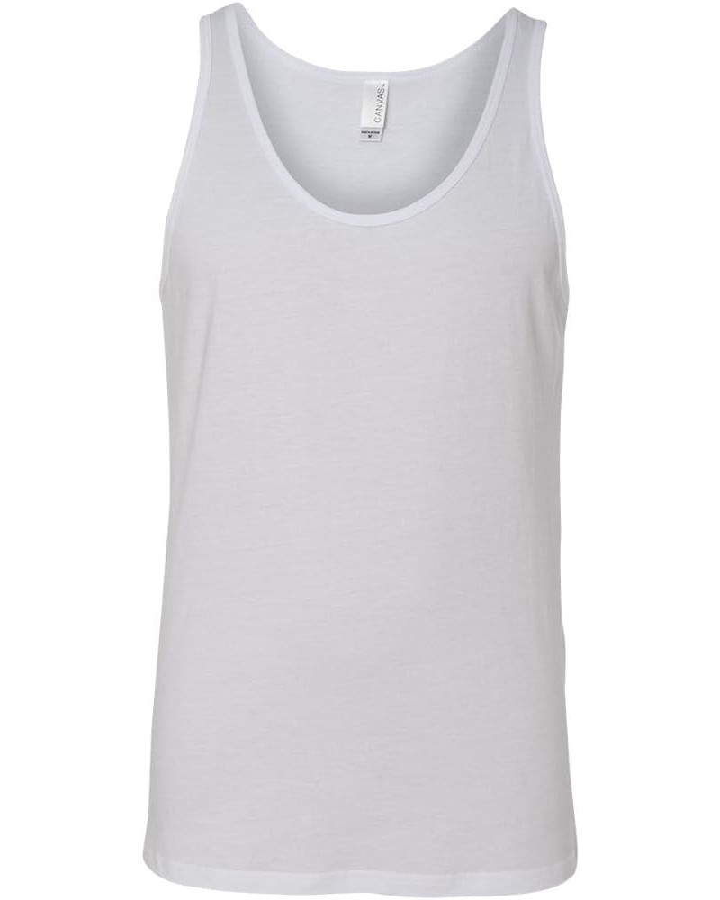 Men's Blend Comfort Jersey Tank Top White $7.14 Shirts