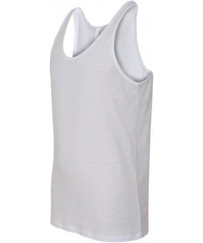 Men's Blend Comfort Jersey Tank Top White $7.14 Shirts