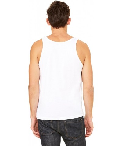 Men's Blend Comfort Jersey Tank Top White $7.14 Shirts